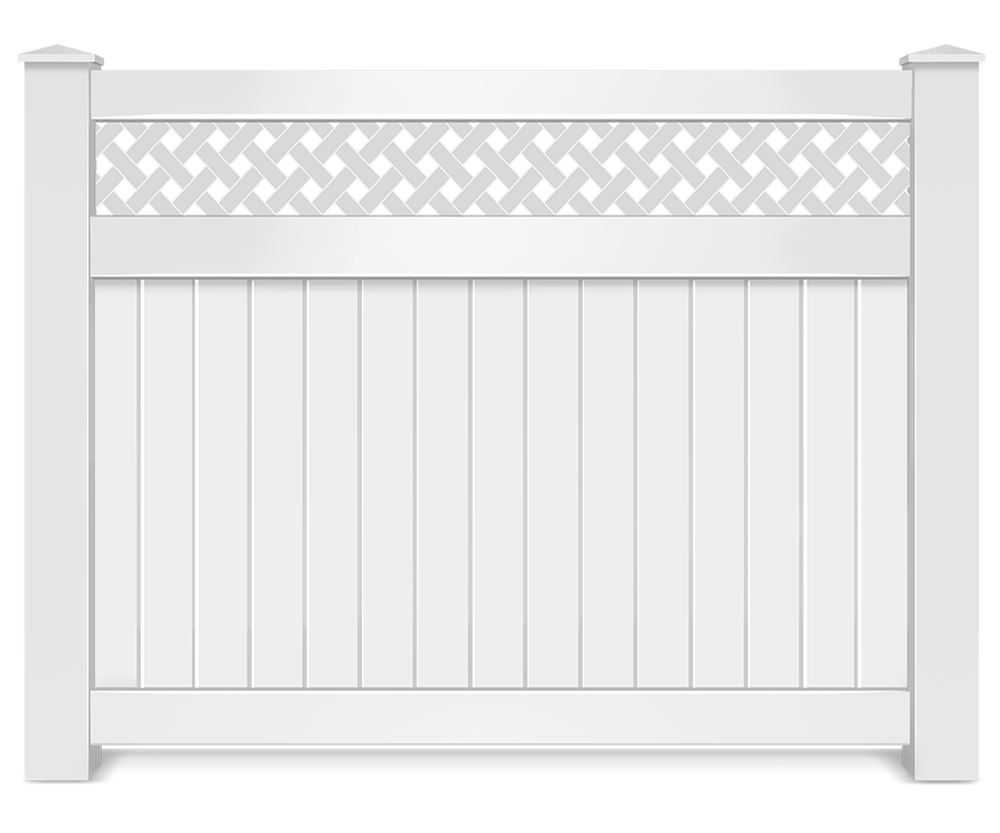 Vinyl decorative fence contractor in Flat Rock Alabama