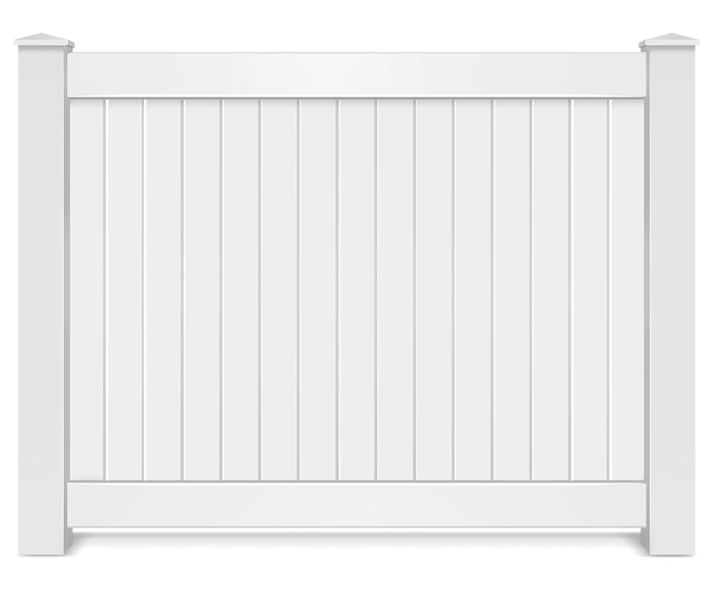 Vinyl full privacy fence contractor in Flat Rock Alabama