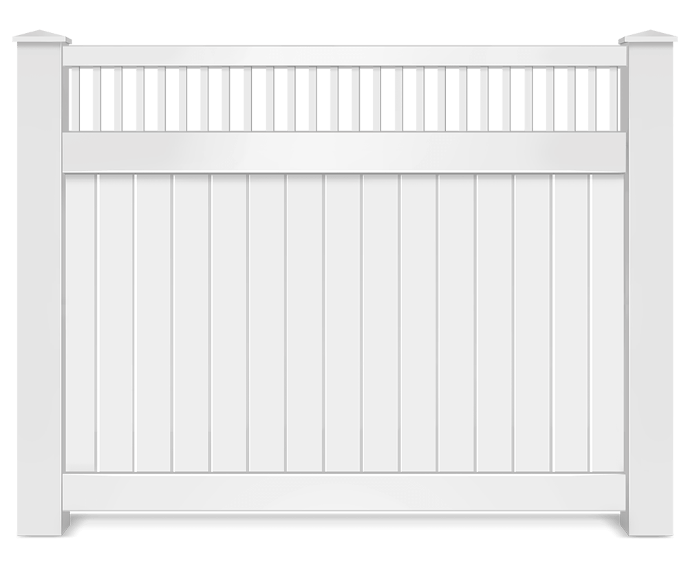 Vinyl decorative fence contractor in Flat Rock Alabama