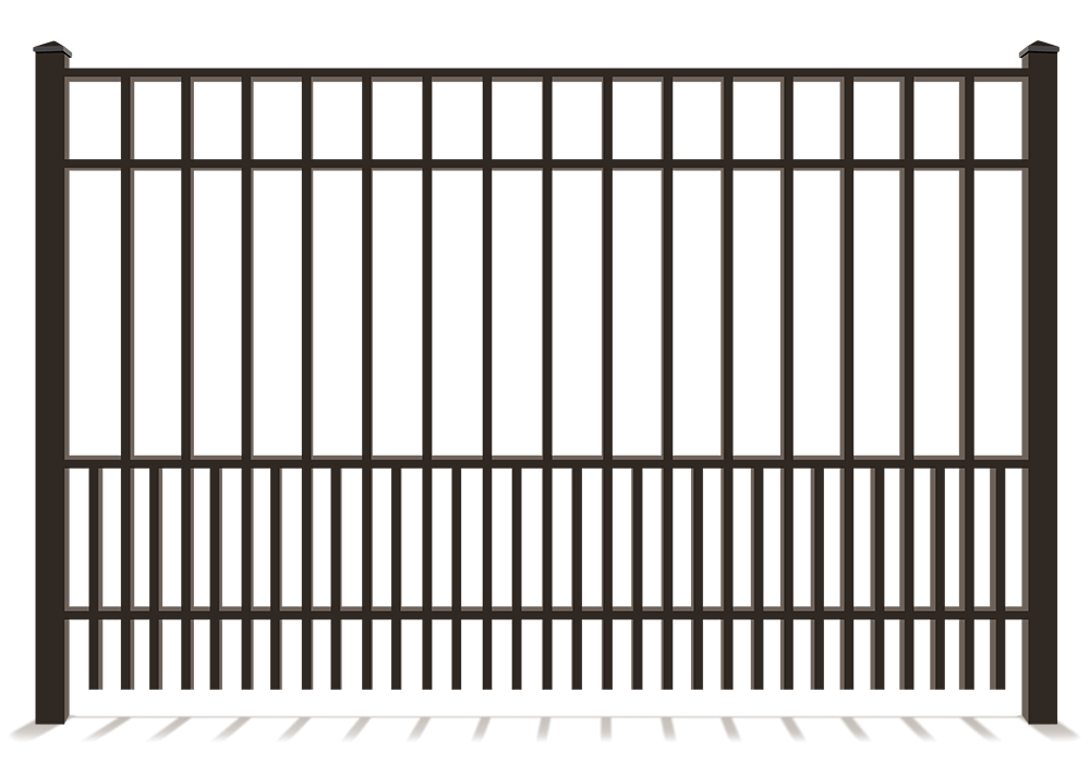 Metal Pet Fence With Puppy Pickets in Flat Rock Alabama